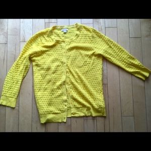 Medina yellow button up cardigan